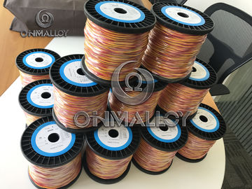 Dia 0.67mm Type K KP KN Thermocouple Wire / Cable 500 Degree Fiberglass